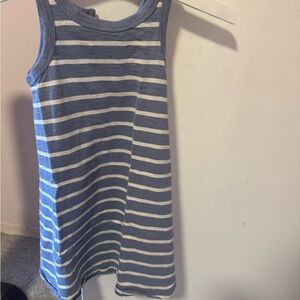 GAP Blue and White Sleeveless Sundress